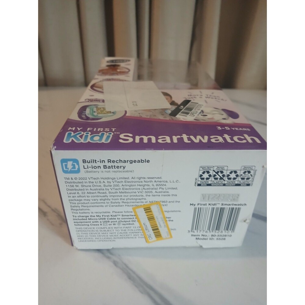 VTech- My First Kidi Smartwatch - Purple Puppy New - Picture 5 of 5